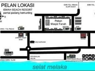 Ismah Beach Resort Masjid Tanah Bagian luar foto